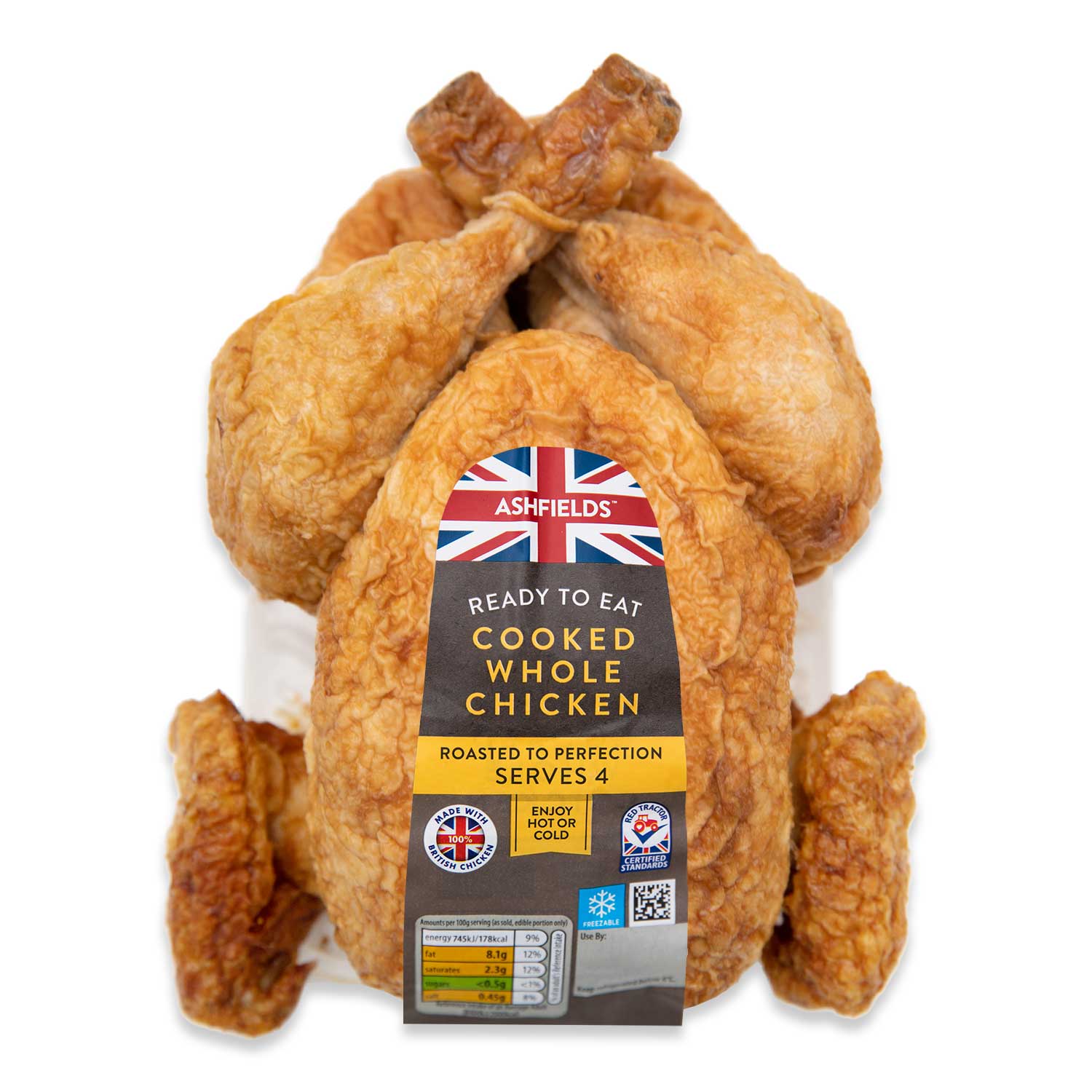 Ashfields Cooked Whole Chicken 950g