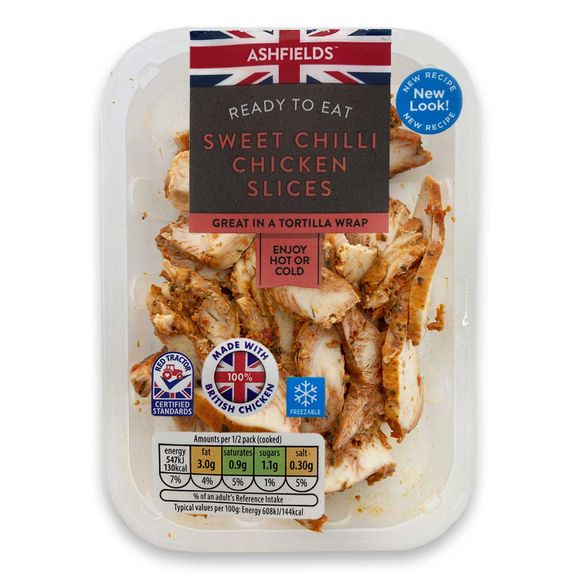 Ashfields Sweet Chilli Chicken Slices 180g