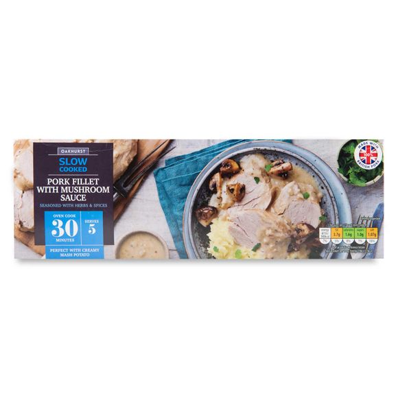 Ready, Set…Cook! Slow Cooked Pork Fillet With Mushroom Sauce 600g