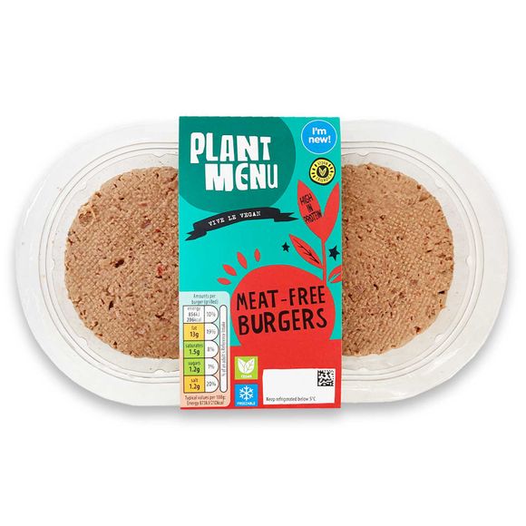 Plant Menu Meat-free Burgers 227g