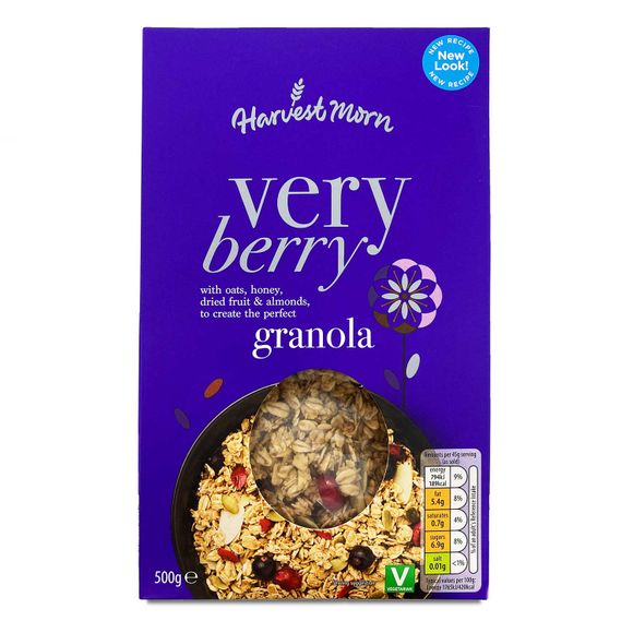 Harvest Morn Very Berry Granola 500g