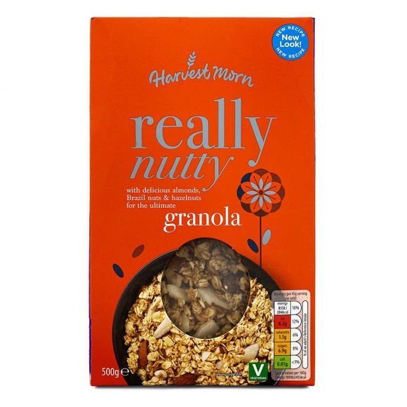 Harvest Morn Really Nutty Granola 500g