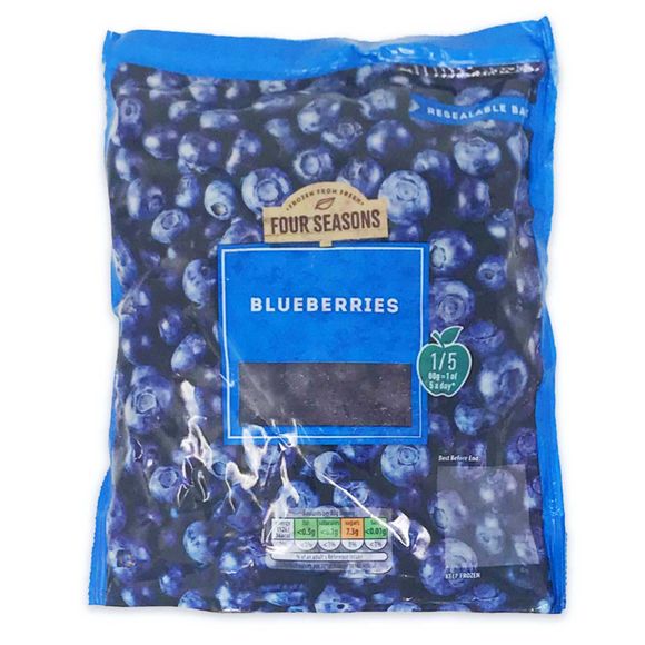 Four Seasons Blueberries Frozen For Freshness 400g