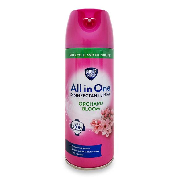 Powerforce All In One Disinfectant Spray Orchard Bloom 400ml
