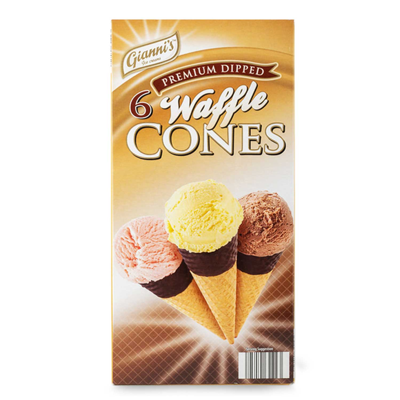 Gianni's Dipped Waffle Cones 10 Pack