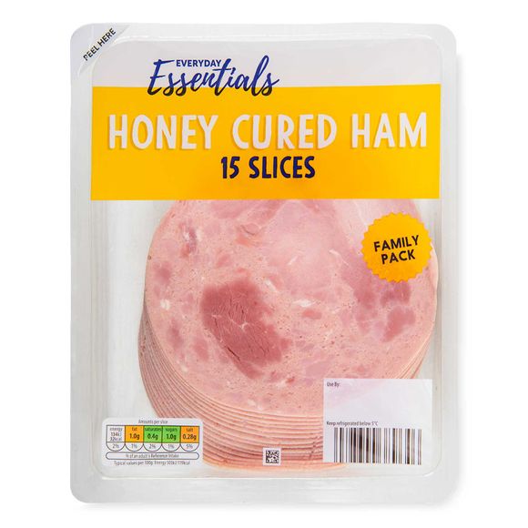 Everyday Essentials Honey Cured Ham 15 Slices 400g