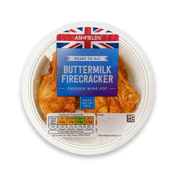 Ashfields Buttermilk Firecracker Chicken Wing Pot 200g