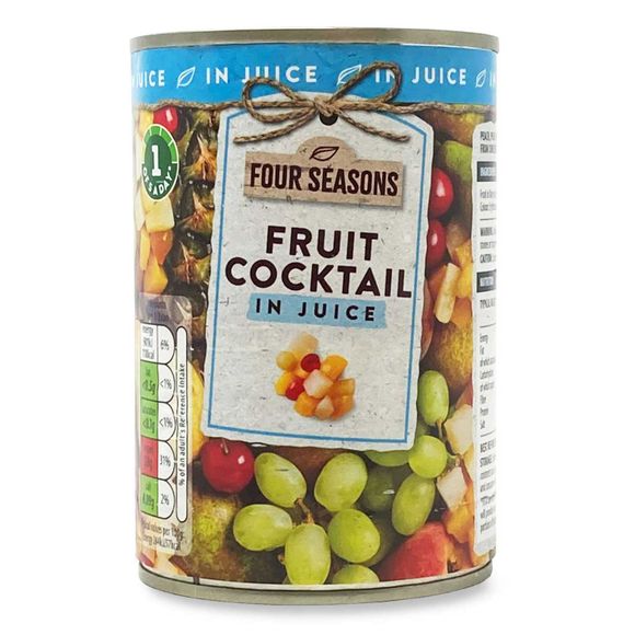 Four Seasons Fruit Cocktail In Juice 411g (250g Drained)