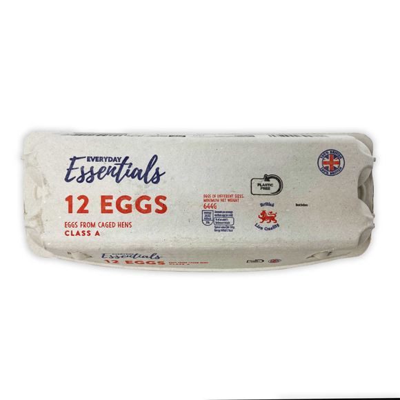 Everyday Essentials Mixed Weight Class A Eggs 12 Pack