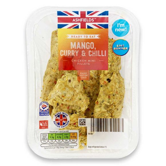 Ashfields Mango, Curry & Chilli Chicken Mini Fillets 170g