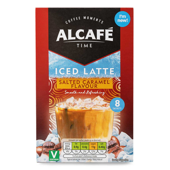 Alcafé Iced Latte Salted Caramel Flavour 148g