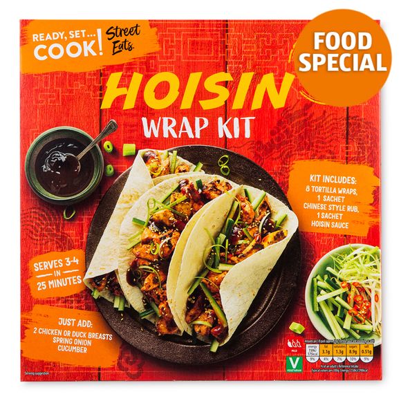 Ready, Set…Cook! Hoisin Wrap Meal Kit 470g