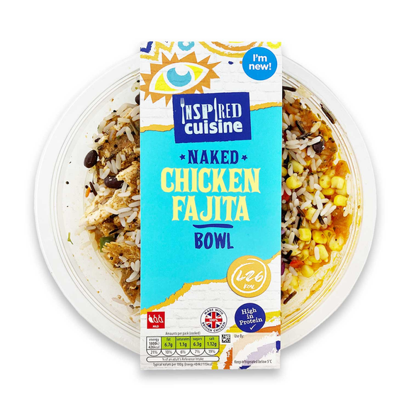 Inspired Cuisine Naked Chicken Fajita Bowl 380g