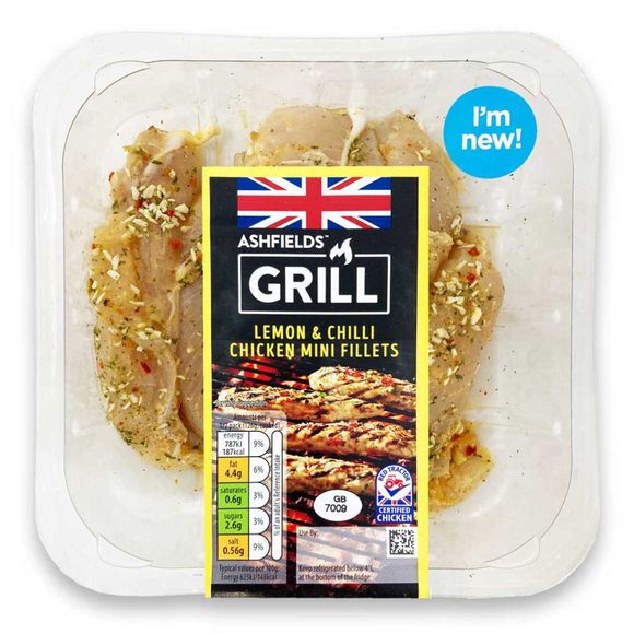 Ashfields Grill Lemon & Chilli Chicken Mini Fillets 300g