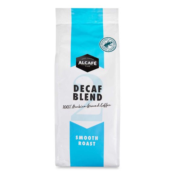 Alcafé Decaf Blend 100% Arabica Ground Coffee Smooth Roast 227g