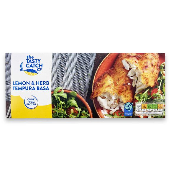 The Tasty Catch Co. Lemon & Herb Tempura Basa 310g