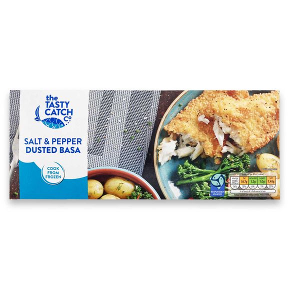 The Tasty Catch Co. Salt & Pepper Dusted Basa 310g