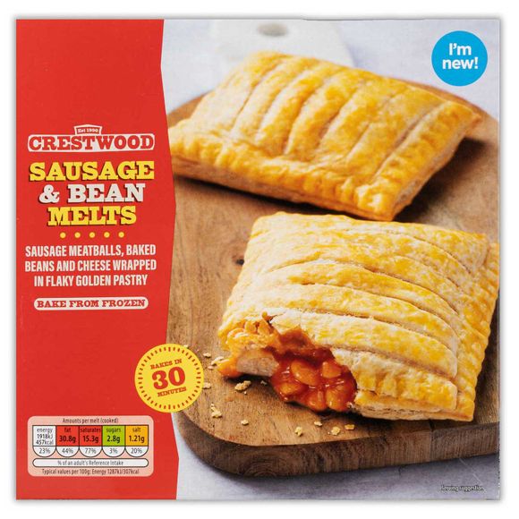 Crestwood Sausage & Bean Melts 308g