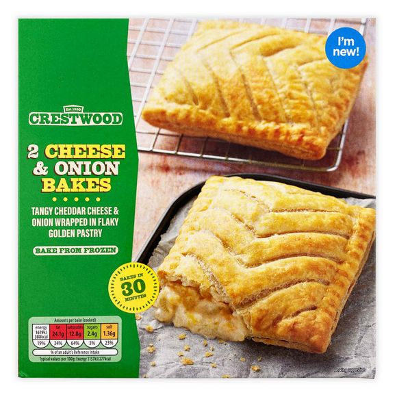 Crestwood Cheese & Onion Bakes 288g/2 Pack