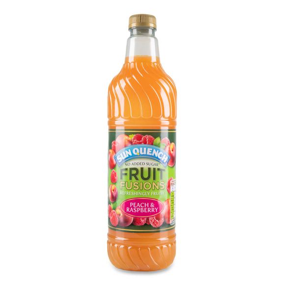 Sun Quench Peach & Raspberry Fruit Fusions 1l