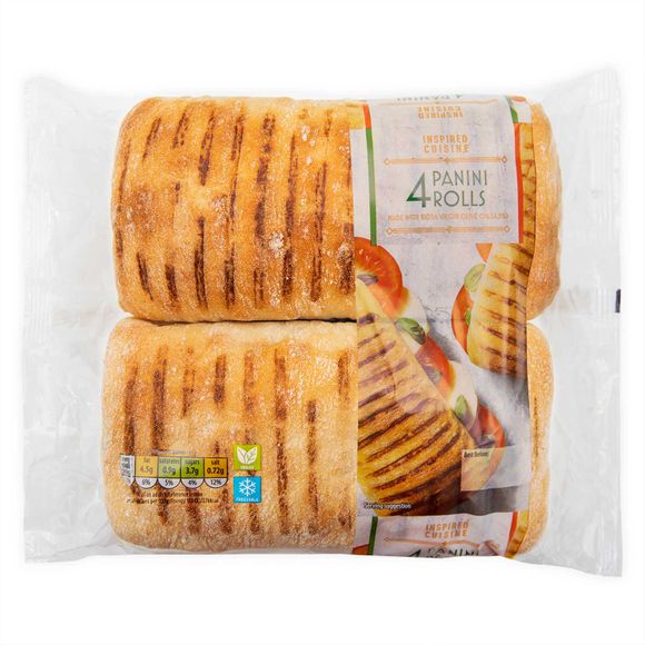 Inspired Cuisine Panini Rolls 360g/4 Pack