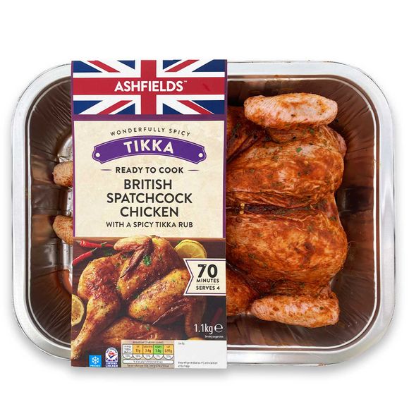 Ashfields Tikka British Spatchcock Chicken 1.1kg