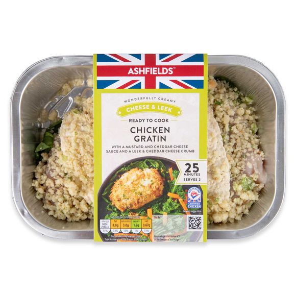 Ashfields Cheese & Leek Chicken Gratin 340g