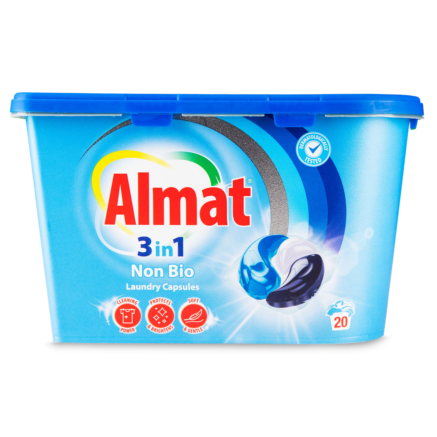 Almat 3 In 1 Non Bio Laundry Capsules 20 Pack/20 Washes