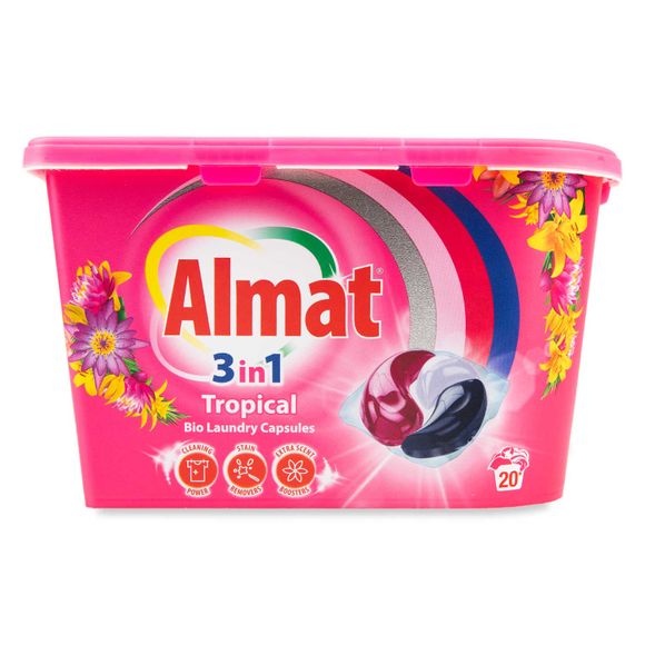 Almat Tropical Bio Laundry Sachets 480g/20 Washes