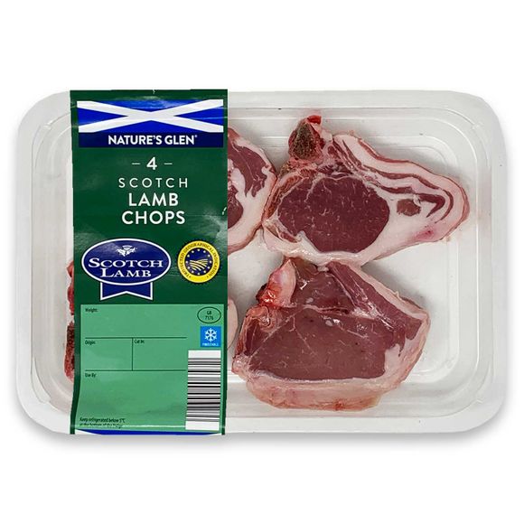 Nature's Glen Scotch Lamb Chops 340g/4 Pack