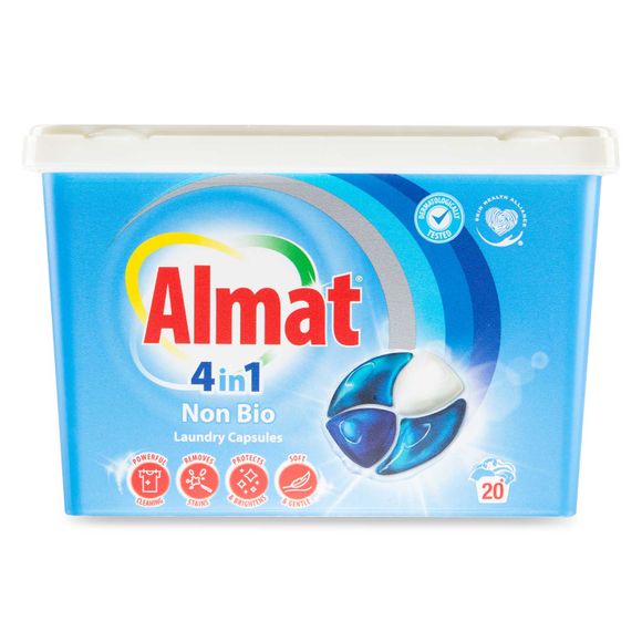 Almat Premium 4 In 1 Action Non Bio Laundry Capsules 20 Pack/20 Washes