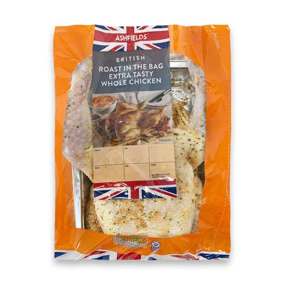 Ashfields British Roast In The Bag Extra Tasty Whole Chicken 1.5kg