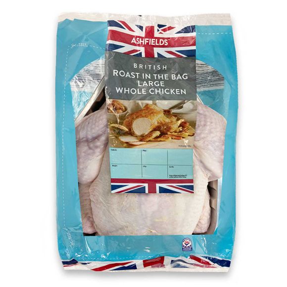 Ashfields British Roast In The Bag Large Whole Chicken 1.65kg