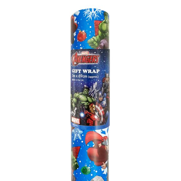 Marvel Avengers 5m Gift Wrap Each