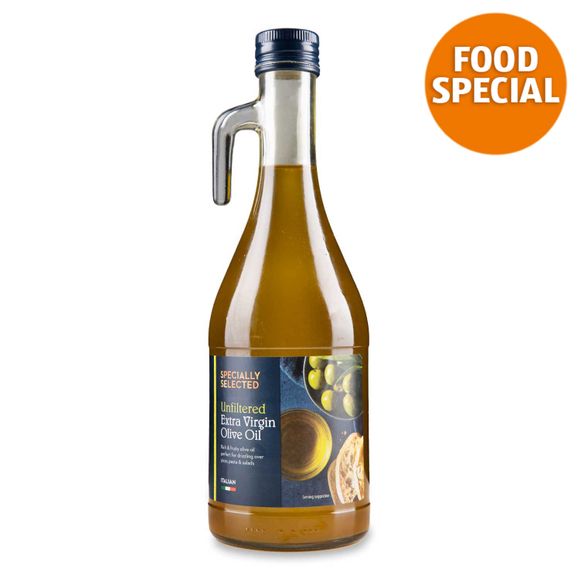 Specially Selected Unfiltered Extra Virgin Olive Oil 750ml