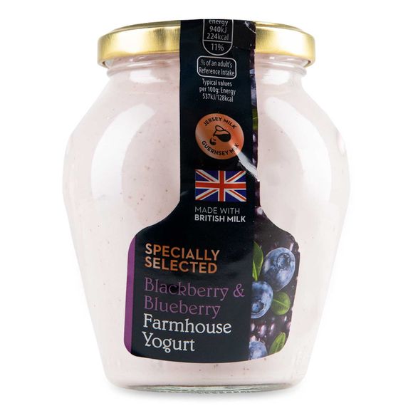 Specially Selected Strawberry & Vanilla Farmhouse Yogurt 350g