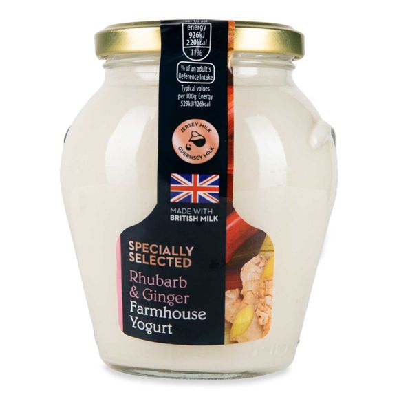 Specially Selected Rhubarb And Ginger Farmhouse Yogurt 350g