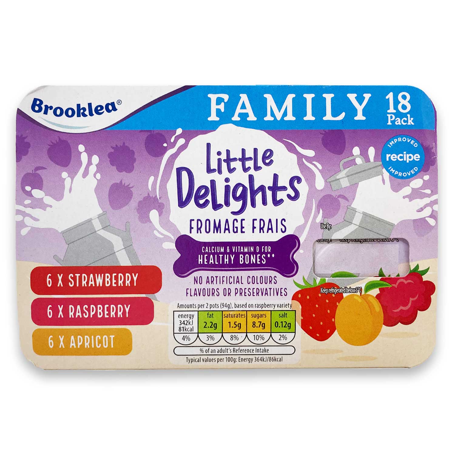 Brooklea Little Delights Fromage Frais 18 Pack