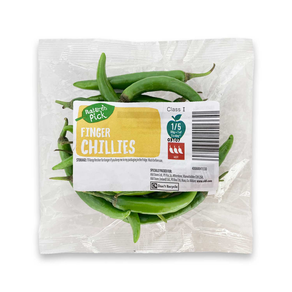 Nature's Pick Finger Chillies 80g