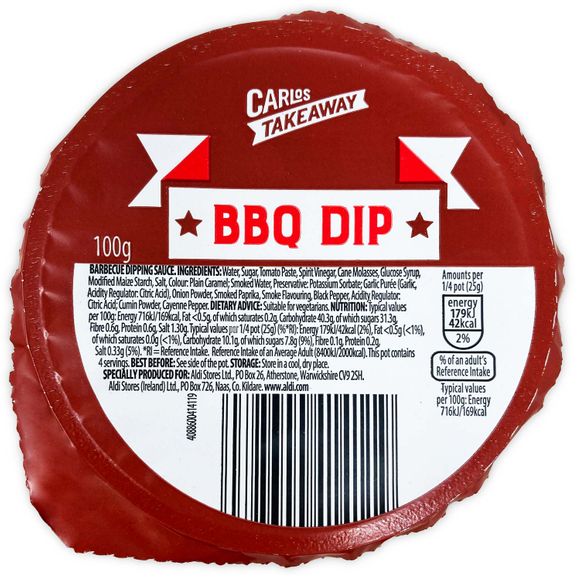 Carlos Takeaway BBQ Dip 100g