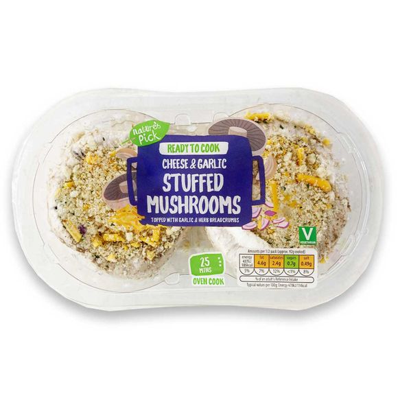 Nature's Pick Stuffed Mushrooms 220g