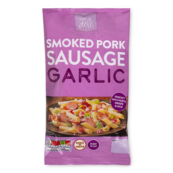 The Deli Smoked Pork Sausage With Garlic 160g