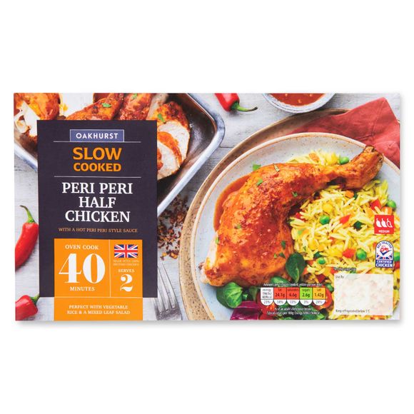 Oakhurst Slow Cooked Peri Peri Half Chicken 695g