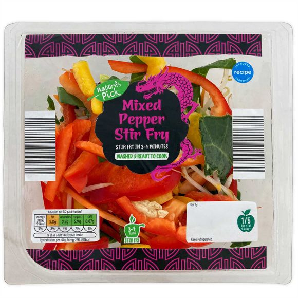 Nature's Pick Mixed Pepper Stir Fry 320g