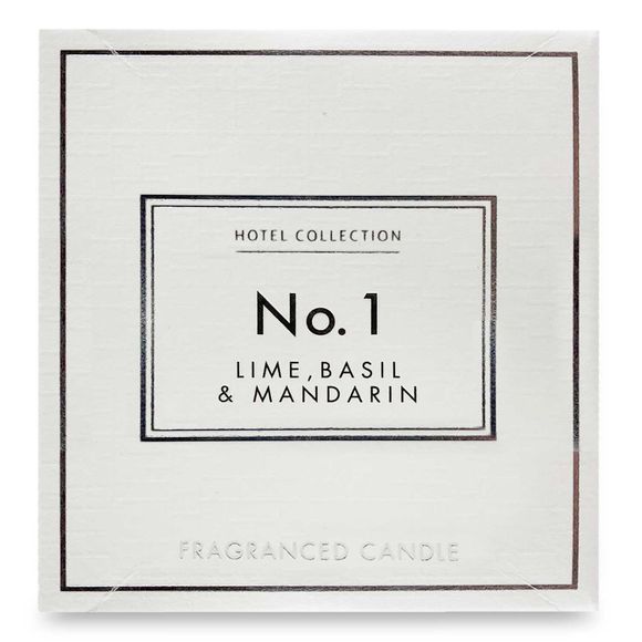 Hotel Collection No 1. Lime, Basil & Mandarin Fragranced Candle 140g