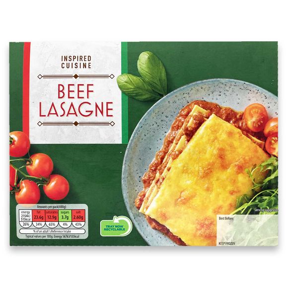 Inspired Cuisine Beef Lasagne 400g