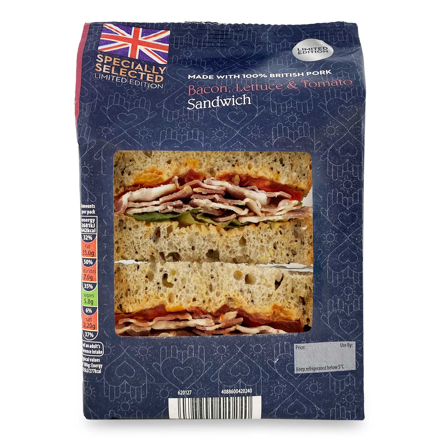 Specially Selected Bacon, Lettuce & Tomato Sandwich 232g