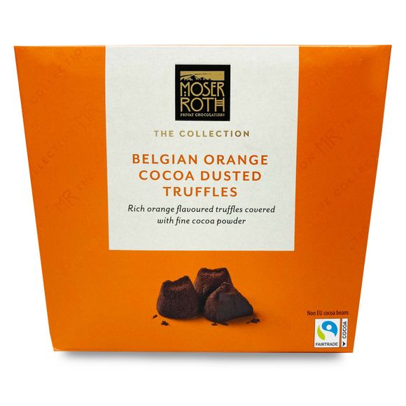 Moser Roth Belgian Orange Cocoa Dusted Truffles 200g