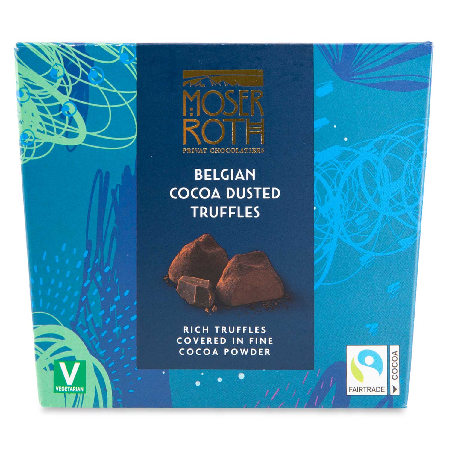 Moser Roth Belgian Cocoa Dusted Truffles 200g