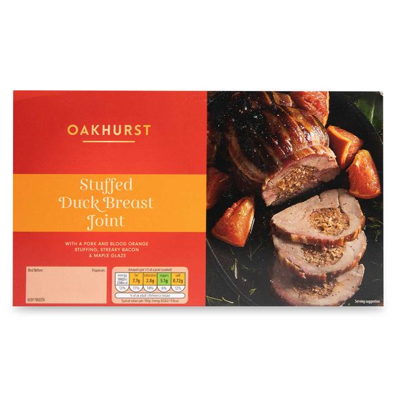 Oakhurst Duck Breast Joint With Blood Orange Stuffing 800g